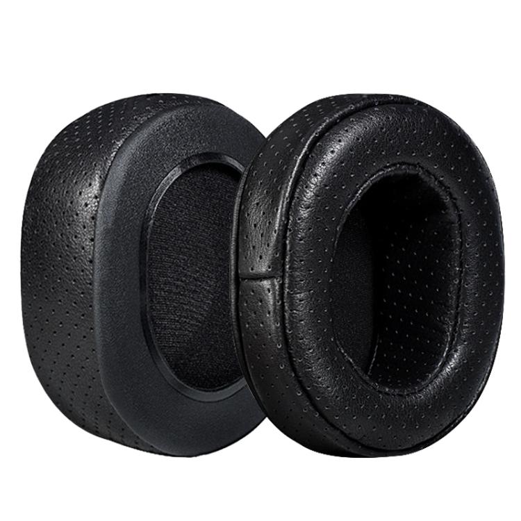 2pcs Cowhide Earphone Replacement Earpads Pads For Sony MDR-DS7500 / RF7500(Black) by bashfashion