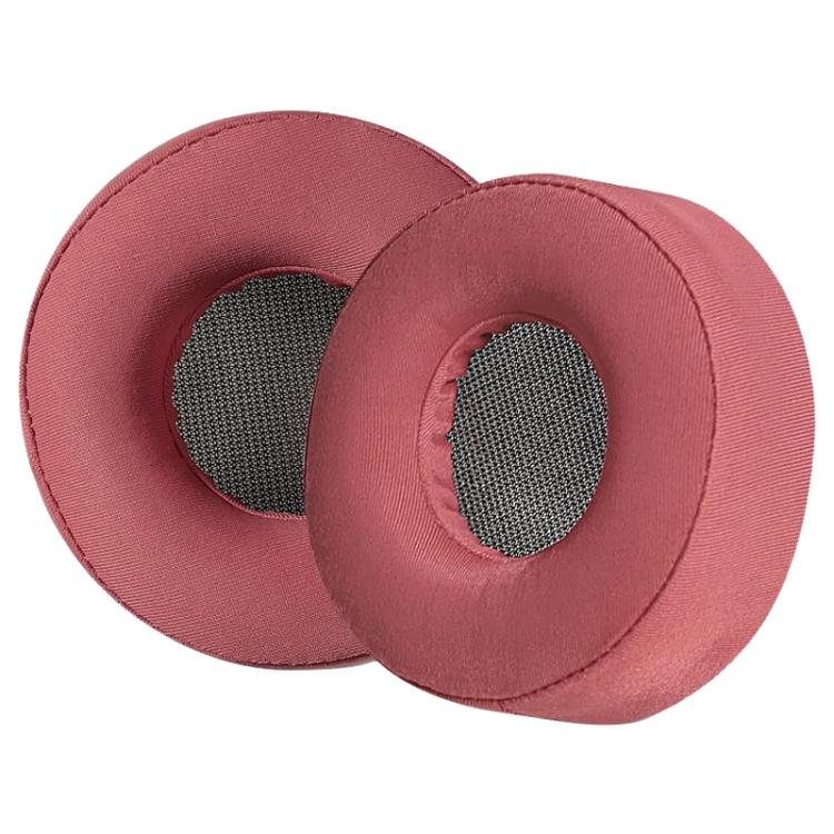 2pcs Ice Silk Cloth Earphone Replacement Earpads Pads For Sony WH-H800(Twilight Red) by bashfashion