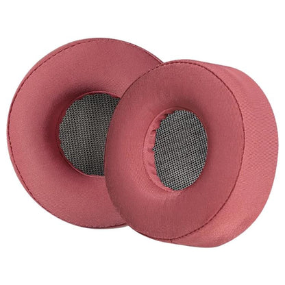 2pcs Ice Silk Cloth Earphone Replacement Earpads Pads For Sony WH-H800(Twilight Red) by bashfashion