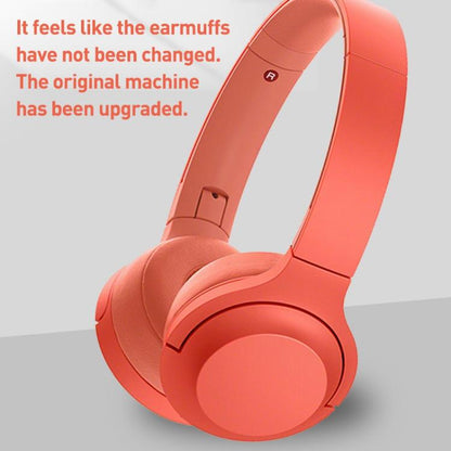 2pcs Ice Silk Cloth Earphone Replacement Earpads Pads For Sony WH-H800(Twilight Red) by bashfashion