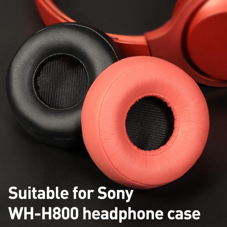 Headphone Protein Leather Headband Protective Cover For Sony WH-H800(Black) by bashfashion