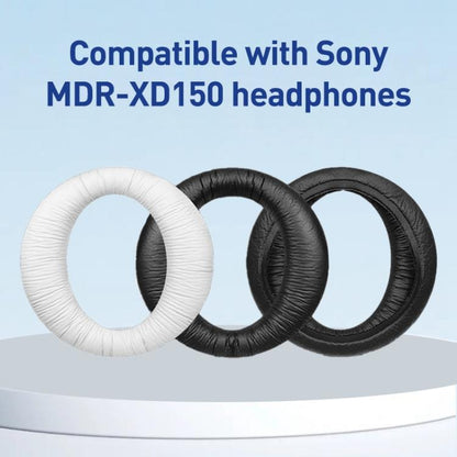 2pcs Frog Skin Earphone Replacement Earpads Pads For Sony MDR-XD150(White) by bashfashion