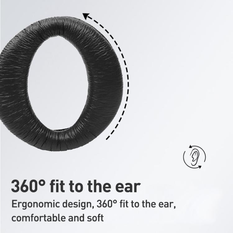 2pcs Frog Skin Earphone Replacement Earpads Pads For Sony MDR-XD150(White) by bashfashion