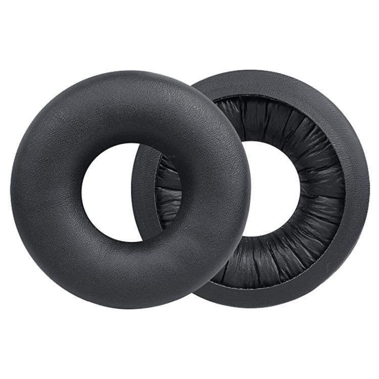 2pcs Protein Leather Earphone Replacement Earpads Pads For Sony WH-CH520(Black) by bashfashion