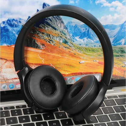 2pcs Protein Leather Earphone Replacement Earpads Pads For Sony H810N(Blue) by bashfashion