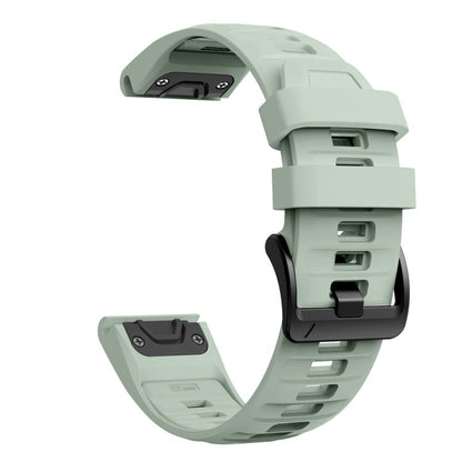 For Garmin 26mm Quick Release Solid Color Silicone Watch Band(Mint Green) by bashfashion