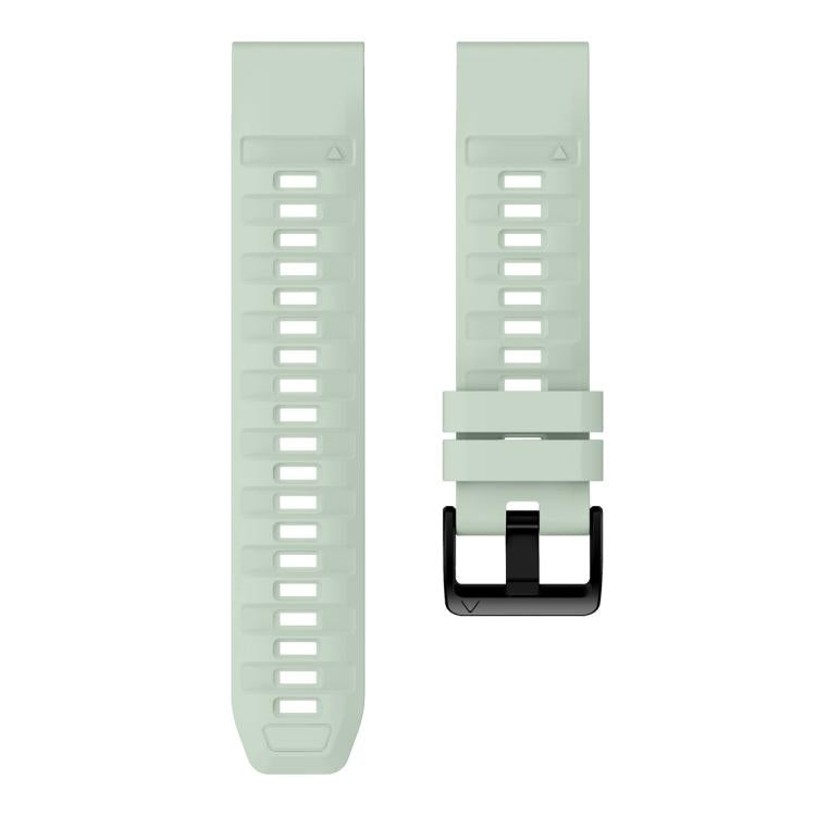 For Garmin 26mm Quick Release Solid Color Silicone Watch Band(Mint Green) by bashfashion