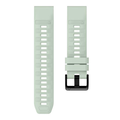 For Garmin 26mm Quick Release Solid Color Silicone Watch Band(Mint Green) by bashfashion