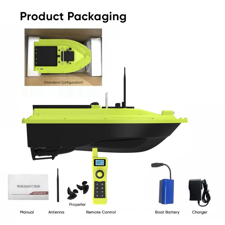 D36B Smart Remote Control Fishing Bait Boat Support Sonar Sensor & GPS, Plug:US Plug by bashfashion
