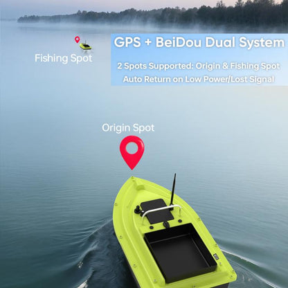 D36B Smart Remote Control Fishing Bait Boat Support Sonar Sensor & GPS, Plug:US Plug by bashfashion