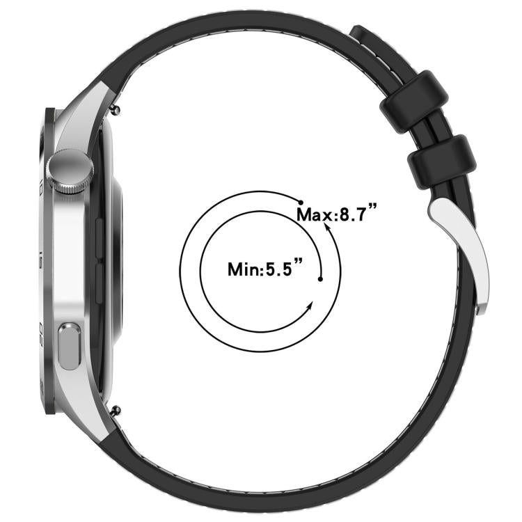 For Apple Watch 38 / 40 / 41 / S10 42mm 20mm xDfind Hybrid Nylon Braid Silicone Watch Band(Grey) by xDfind