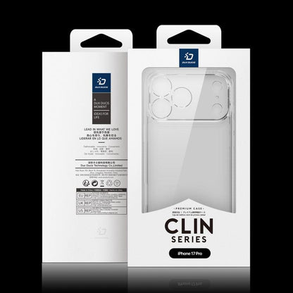 For iPhone 17 Pro DUX DUCIS Clin Series PC + TPU Phone Case(Transparent) by DUX DUCIS