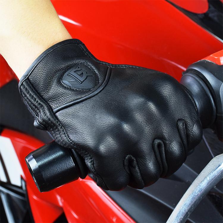 GHOST RACING GR-ST07 Winter Velvet Warm Motorcycle Riding Gloves, Size:XL(Black) by GHOST RACING