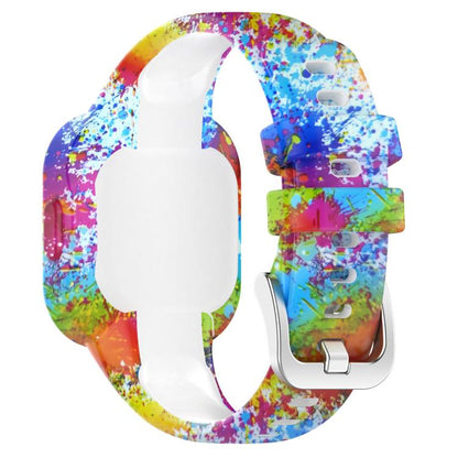 For GarminFit JR3 / Garmin Vivofit JR 3 xDfind Steel Buckle Printed Silicone Watch Band(Painted) by xDfind