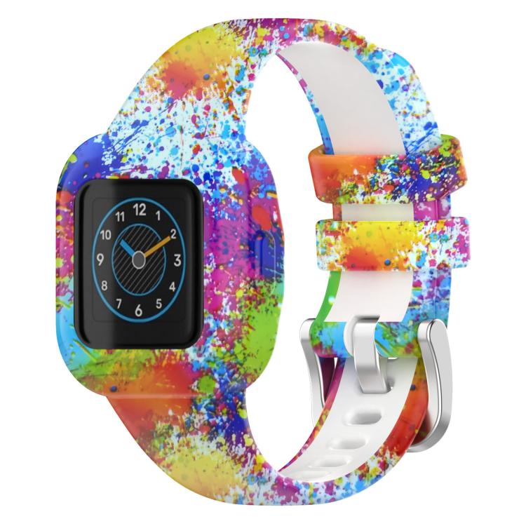 For GarminFit JR3 / Garmin Vivofit JR 3 xDfind Steel Buckle Printed Silicone Watch Band(Painted) by xDfind