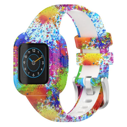 For GarminFit JR3 / Garmin Vivofit JR 3 xDfind Steel Buckle Printed Silicone Watch Band(Painted) by xDfind