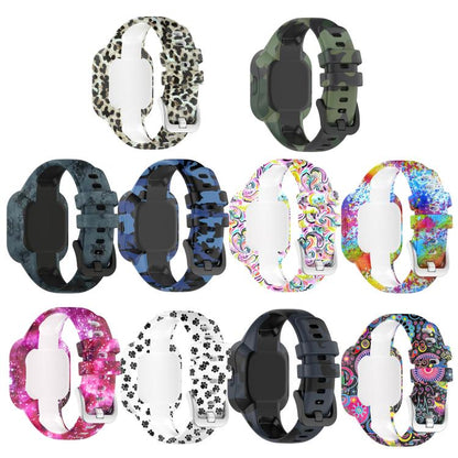 For GarminFit JR3 / Garmin Vivofit JR 3 xDfind Steel Buckle Printed Silicone Watch Band(Painted) by xDfind