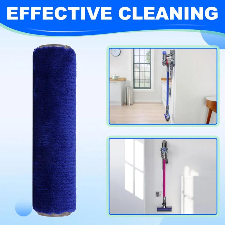 Vacuum Cleaner Cleaning Soft Velvet Roller Brush For Dyson V12(Blue) by bashfashion