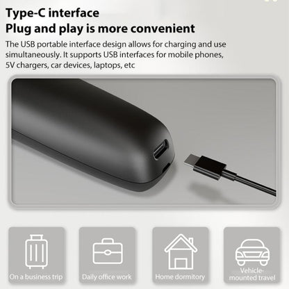 Full Body Washable LED Digital Display Reciprocating Electric Shaver(Gun Fight Black + 1 Set of Blades) by bashfashion