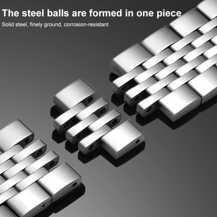 For Samsung Galaxy Watch Ultra / Ultra 2025 xDfind Seven-bead Solid Stainless Steel Watch Band(Silver) by xDfind