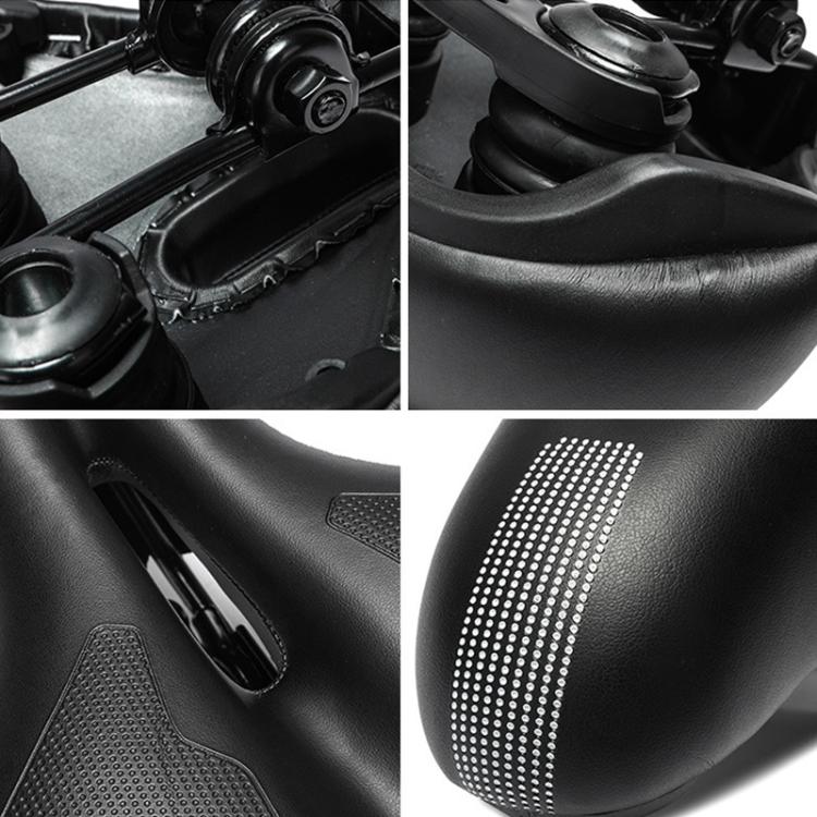 Mountain Bike Shock-absorbing Spring Seat Saddle(Black) by bashfashion