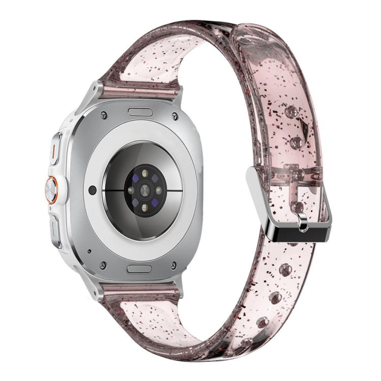 For Samsung Galaxy Watch Ultra 47mm / Ultra 2025 Glitter TPU Watch Band(Pink) by bashfashion
