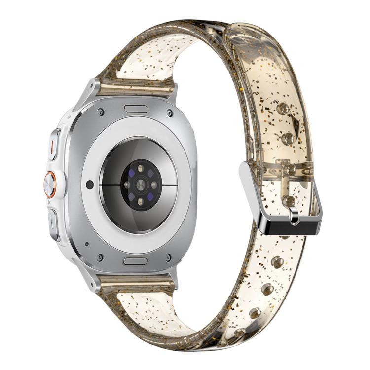 For Samsung Galaxy Watch Ultra 47mm / Ultra 2025 Glitter TPU Watch Band(Gold) by bashfashion