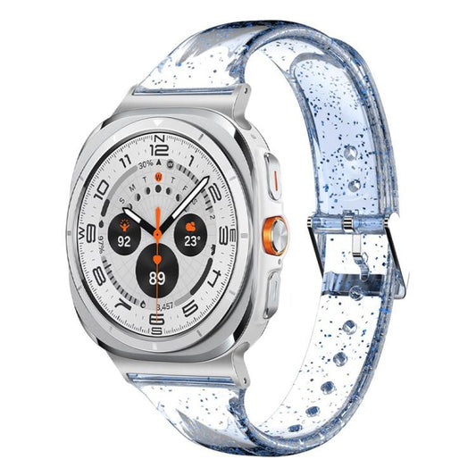 For Samsung Galaxy Watch Ultra 47mm / Ultra 2025 Glitter TPU Watch Band(Blue) by bashfashion
