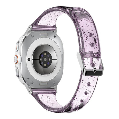 For Samsung Galaxy Watch Ultra 47mm / Ultra 2025 Glitter TPU Watch Band(Purple) by bashfashion