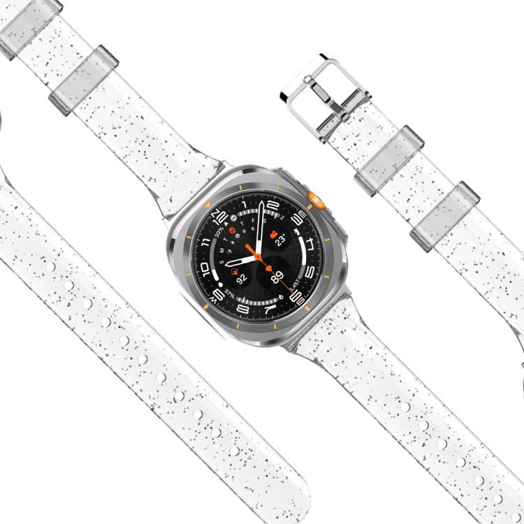 For Samsung Galaxy Watch Ultra 47mm / Ultra 2025 Glitter TPU Watch Band(Blue) by bashfashion