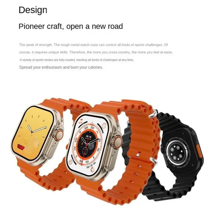 C39 Ultra 2.09 inch TFT Screen BT Outdoor Sports Smart Watch(Glod Black) by bashfashion