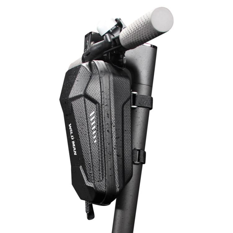 WILD MAN ES8 Electric Scooter EVA Hard Shell Handlebar Bag(Black) by WILD MAN