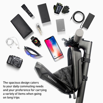 WILD MAN ES8 Electric Scooter EVA Hard Shell Handlebar Bag(Black) by WILD MAN