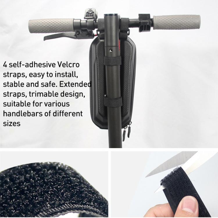 WILD MAN ES8 PLUS Electric Scooter EVA Hard Shell Handlebar Bag(Black) by WILD MAN