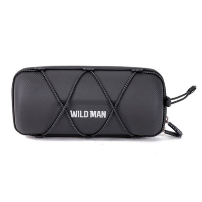 WILD MAN GD7X Mountain Bicycle EVA Hard Shell Handlebar Bag Quick Release Bracket(Black) by WILD MAN