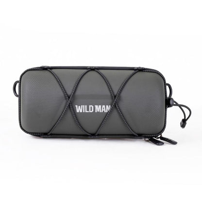WILD MAN GD7X Mountain Bicycle EVA Hard Shell Handlebar Bag Quick Release Bracket(Army Green) by WILD MAN