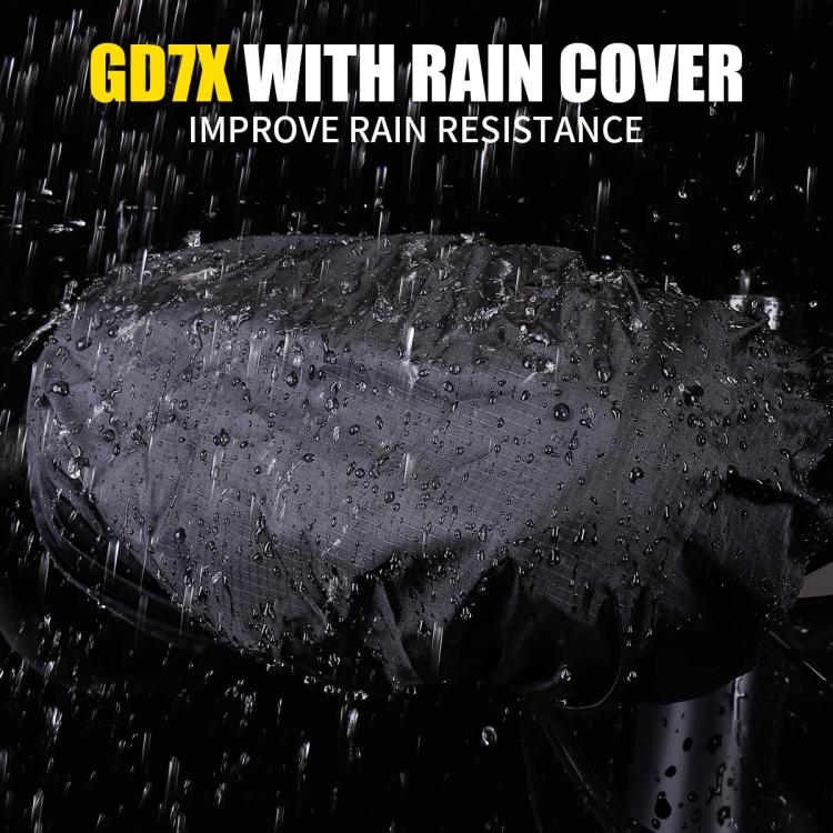 WILD MAN GD7X Mountain Bicycle EVA Hard Shell Handlebar Bag Quick Release Bracket(Black) by WILD MAN