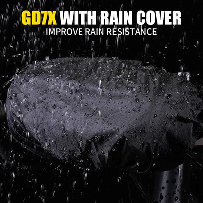 WILD MAN GD7X Mountain Bicycle EVA Hard Shell Handlebar Bag Quick Release Bracket(Black) by WILD MAN