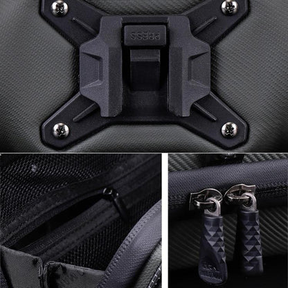 WILD MAN GD7X Mountain Bicycle EVA Hard Shell Handlebar Bag Quick Release Bracket(Black) by WILD MAN