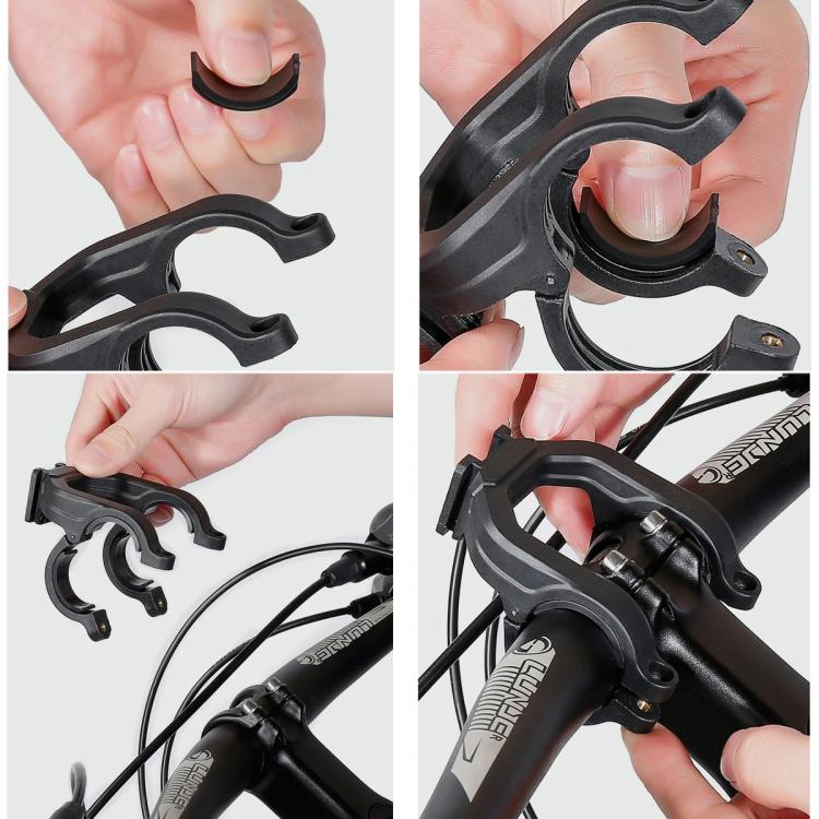 WILD MAN GD7X Mountain Bicycle EVA Hard Shell Handlebar Bag Quick Release Bracket(Black) by WILD MAN