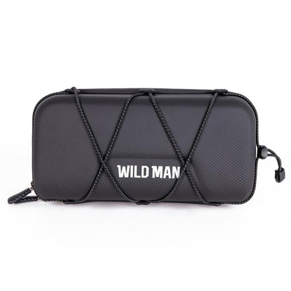 WILD MAN GD8 Mountain Bicycle EVA Hard Shell Handlebar Bag(Black) by WILD MAN