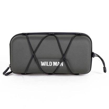 WILD MAN GD8 Mountain Bicycle EVA Hard Shell Handlebar Bag(Army Green) by WILD MAN