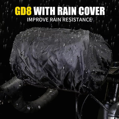 WILD MAN GD8 Mountain Bicycle EVA Hard Shell Handlebar Bag(Army Green) by WILD MAN