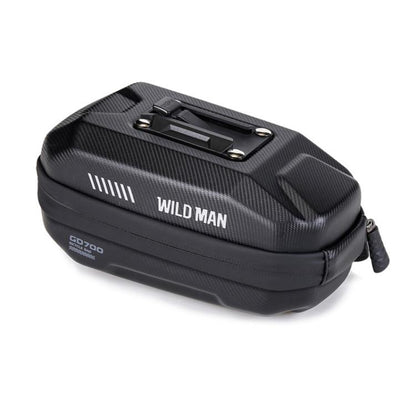 WILD MAN GD700 Mountain Bicycle EVA Hard Shell Bag Bike Seat Bag(Black) by WILD MAN