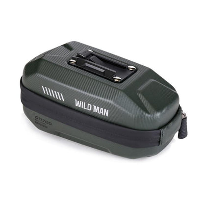 WILD MAN GD700 Mountain Bicycle EVA Hard Shell Bag Bike Seat Bag(Army Green) by WILD MAN