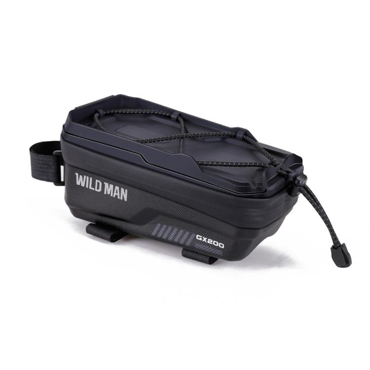 WILD MAN GX200 Mountain Bicycle EVA Hard Shell Bag Bike Front Fixing bracket(Black) by WILD MAN