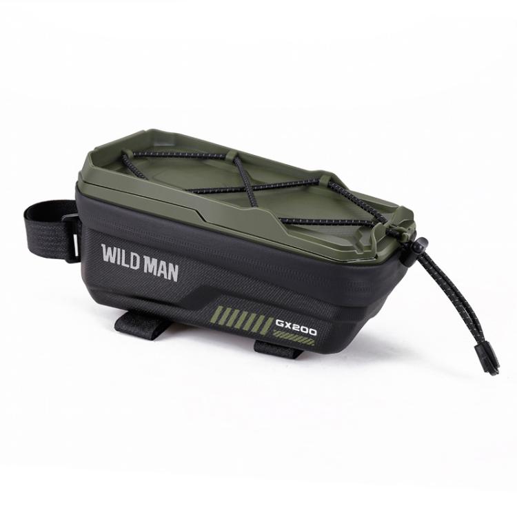 WILD MAN GX200 Mountain Bicycle EVA Hard Shell Bag Bike Front Fixing bracket(Army Green) by WILD MAN