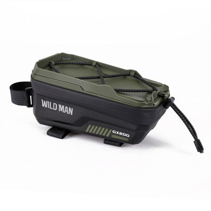 WILD MAN GX200 Mountain Bicycle EVA Hard Shell Bag Bike Front Fixing bracket(Army Green) by WILD MAN