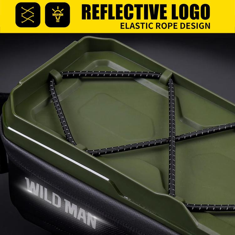 WILD MAN GX200 Mountain Bicycle EVA Hard Shell Bag Bike Front Fixing bracket(Black) by WILD MAN