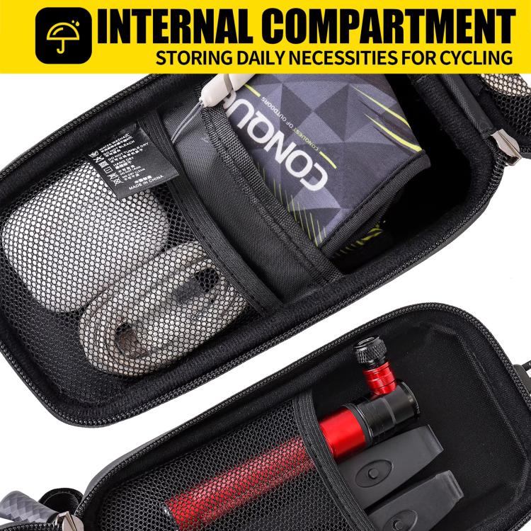 WILD MAN GX200 Mountain Bicycle EVA Hard Shell Bag Bike Front Fixing bracket(Black) by WILD MAN